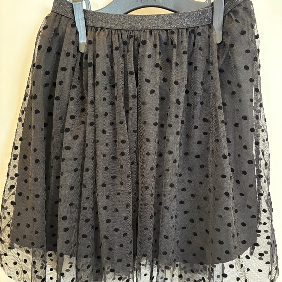 Mesh Polka Dot Skirt - Picture 1 of 3